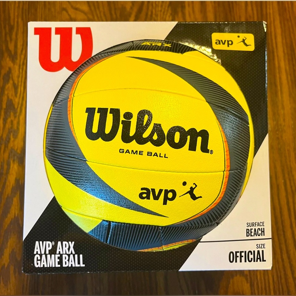 Wilson Yellow and Black AVP Game Ball